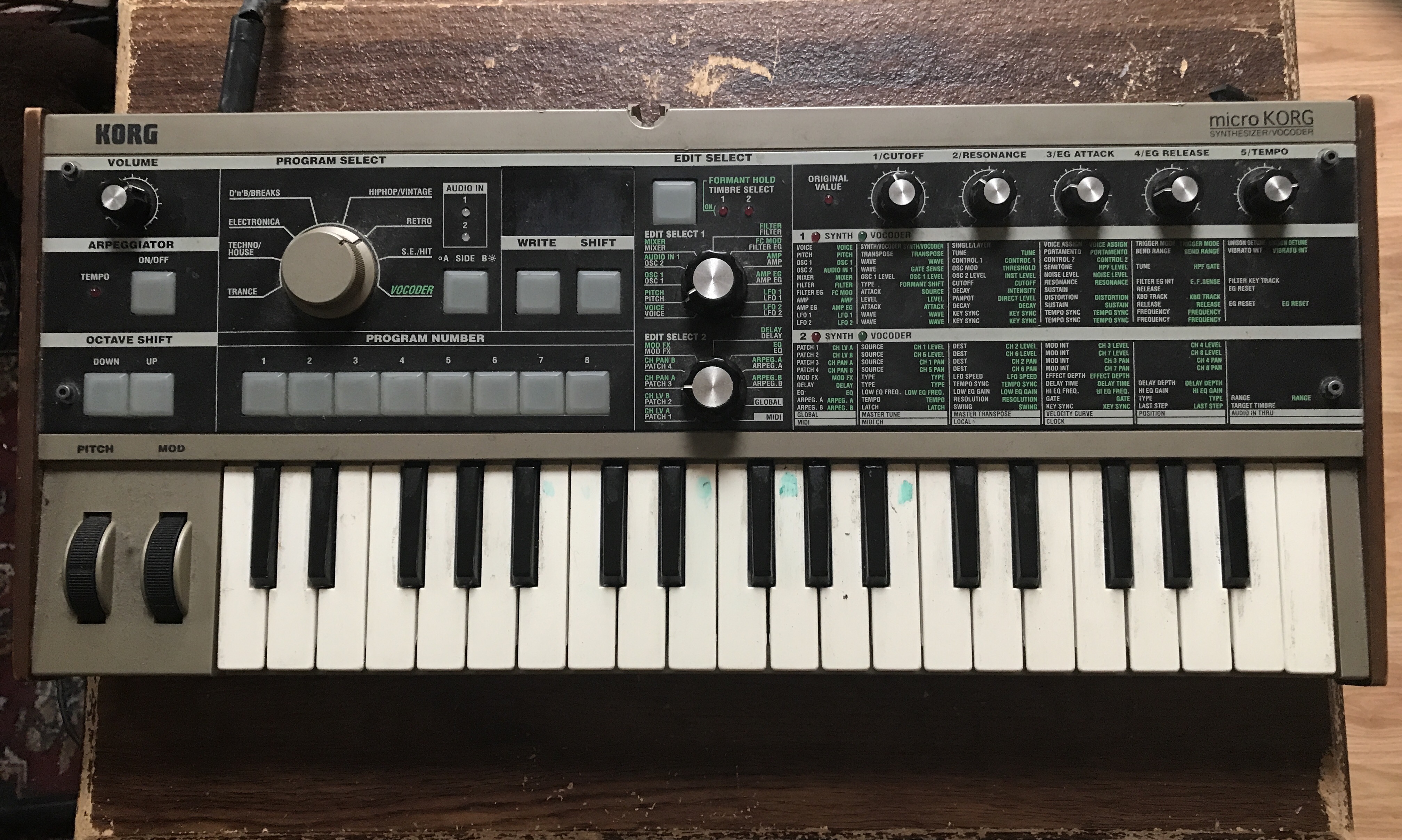 microKORG Synth Vocorder